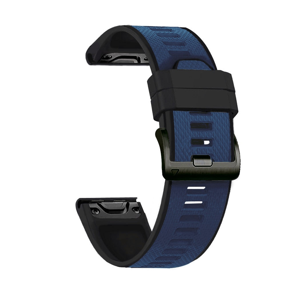 Quick-Fit band | 22mm (Silicone) - 5 kleuren