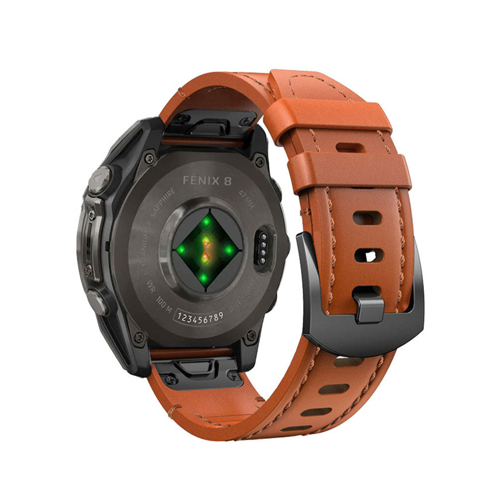 Quick-Fit bandjes | 22mm (Runderleer) - 2 kleuren