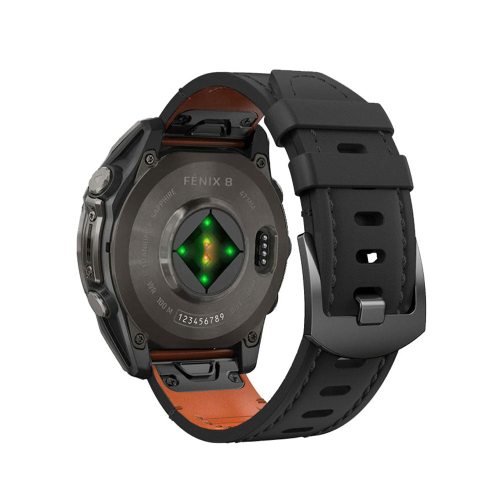Quick-Fit bandjes | 26mm (rundleer) - 2 kleuren
